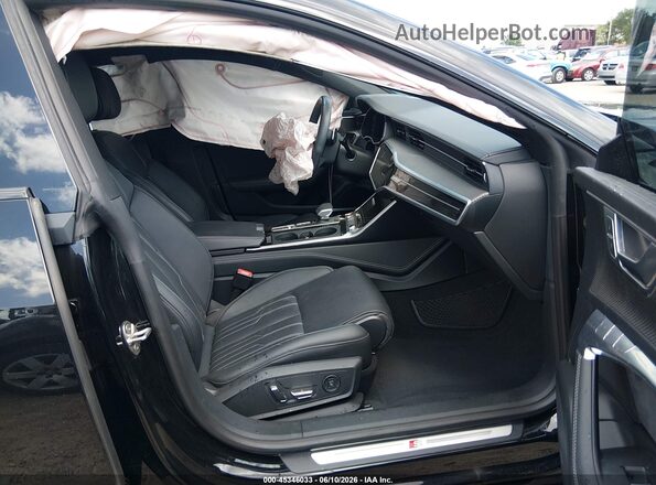 WAUSFBF24NN057191 2022 AUDI S7 Black წინა სალონის ხედი