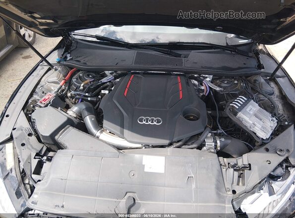 WAUSFBF24NN057191 2022 AUDI S7 Black უკანა ხედი