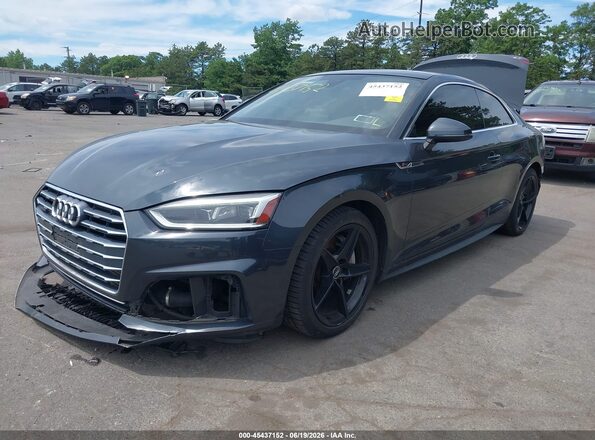 WAUSNAF55KA027630 2019 AUDI A5 Gray Front left