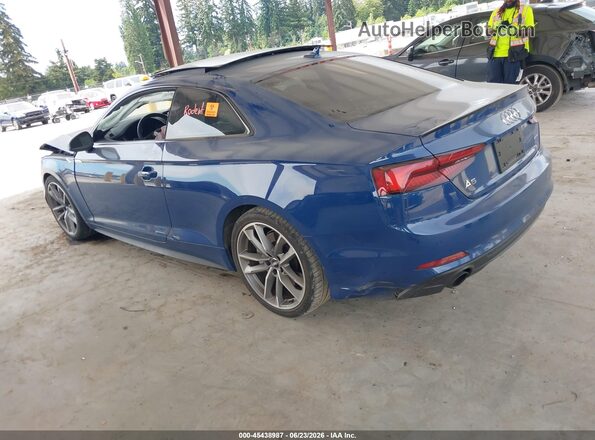 WAUTNAF53KA043412 2019 AUDI A5 Blue Trasero izquierdo