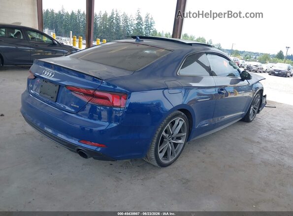 WAUTNAF53KA043412 2019 AUDI A5 Blue Trasero derecho