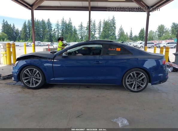 WAUTNAF53KA043412 2019 AUDI A5 Blue Vista interior de 360 grados