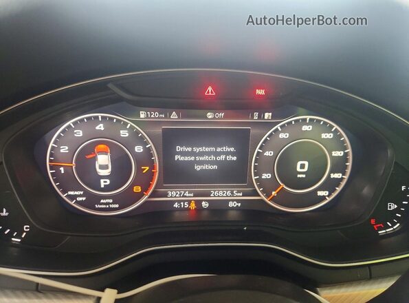 WAUTNAF53KA082677 2019 AUDI A5 Black 