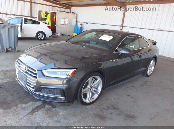 WAUTNAF54JA004066 2018 AUDI A5 Серый Передняя левая четверть