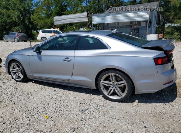 WAUTNAF56JA030474 2018 AUDI A5 Silver უკანა მარცხენა