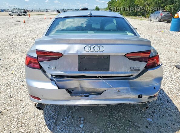 WAUTNAF56JA030474 2018 AUDI A5 Silver უკანა ხედი