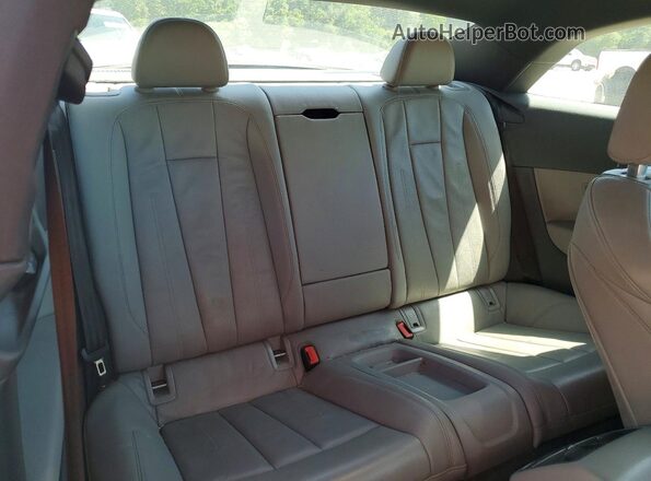 WAUTNAF56JA030474 2018 AUDI A5 Silver უკანა სავარძლების ხედი