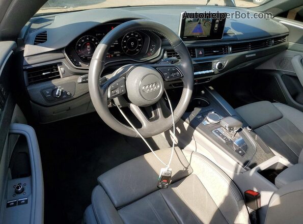 WAUTNAF58JA134142 2018 AUDI A5 Black Vista del salpicadero