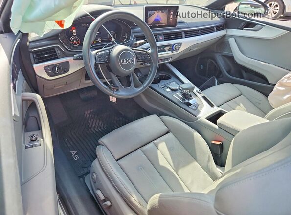 WAUTNAF5XJA007540 2018 AUDI A5 Gray Առջևի վահանակի տեսք