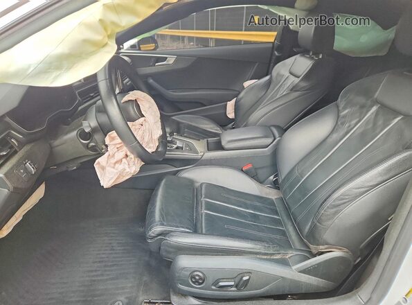 WAUTNAF5XJA036830 2018 AUDI A5 White Front interior view