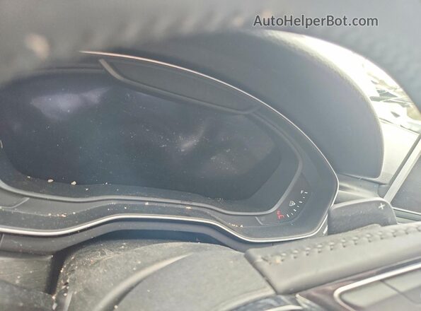 WAUTNAF5XKA015588 2019 AUDI A5 White ხელსაწყოთა პანელის ხედი