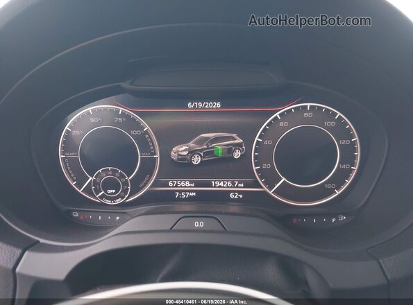 WAUTPBFF1JA080031 2018 AUDI A3 Black Вид задніх сидінь
