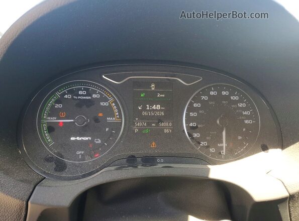 WAUTPBFF5GA092451 2016 AUDI A3 Brown ხელსაწყოთა პანელის ხედი