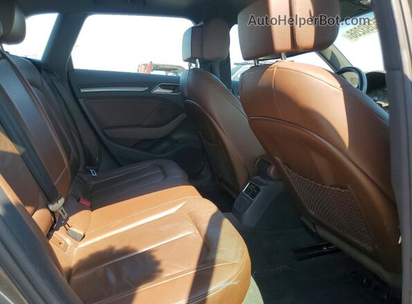 WAUTPBFF5GA092451 2016 AUDI A3 Brown უკანა სავარძლების ხედი
