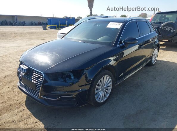 WAUTPBFF7GA076249 2016 AUDI A3 Black Առջևի ձախ երեք քառորդ տեսարան