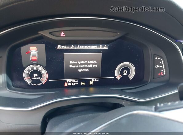 WAUU2AF20KN053164 2019 AUDI A7 Black უკანა სავარძლების ხედი