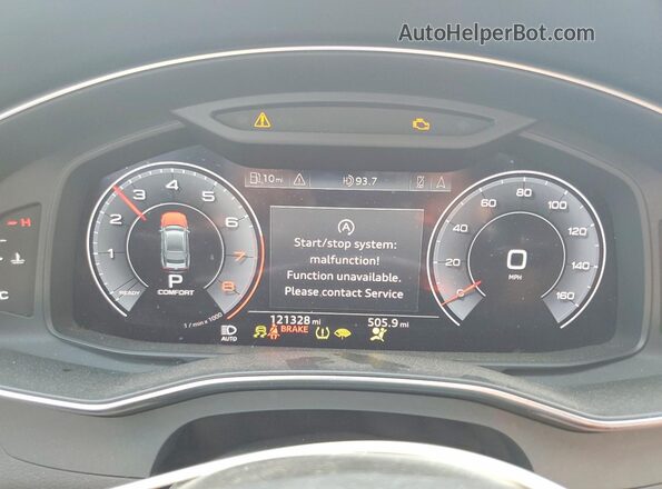 WAUU2AF20KN112407 2019 AUDI A7 White Սարքավորումների վահանակի տեսք