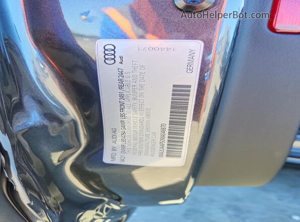 WAUUAAF50MA046870 2021 AUDI A5 Серый 