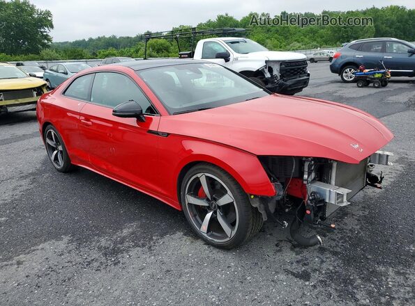 WAUUAAF52PA017682 2023 AUDI A5 Красный Передняя правая четверть