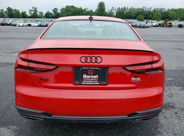 WAUUAAF52PA017682 2023 AUDI A5 Красный Вид сзади