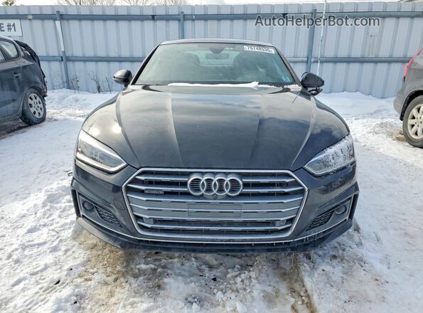 WAUUNAF54JA109985 2018 AUDI A5 Black Դիմացի տեսք