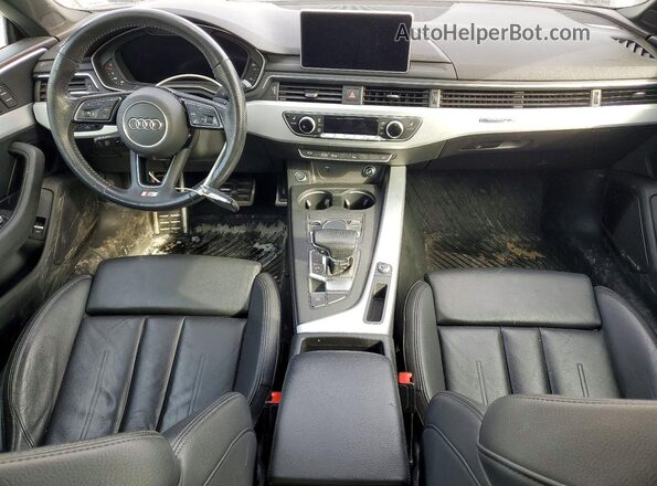 WAUUNAF54JA109985 2018 AUDI A5 Black Առջևի վահանակի տեսք