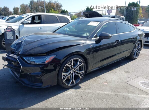 WAUV2AF20KN026745 2019 AUDI A7 Черный Передняя левая четверть