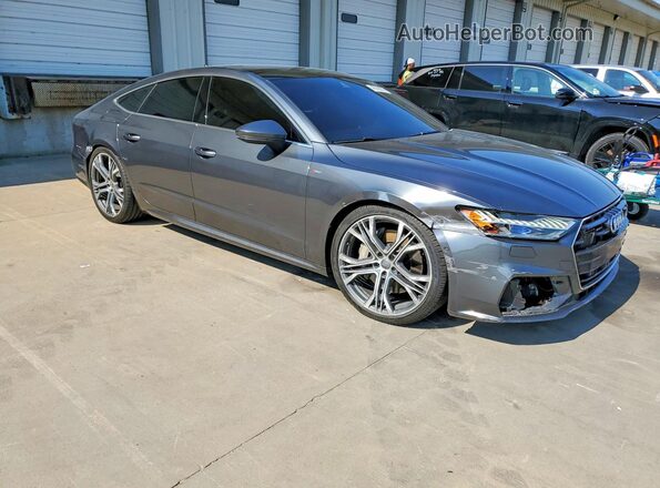 WAUV2AF28KN018361 2019 AUDI A7 Charcoal Przód prawy
