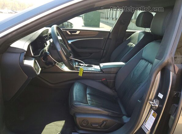 WAUV2AF28KN018361 2019 AUDI A7 Charcoal Widok wnętrza z przodu