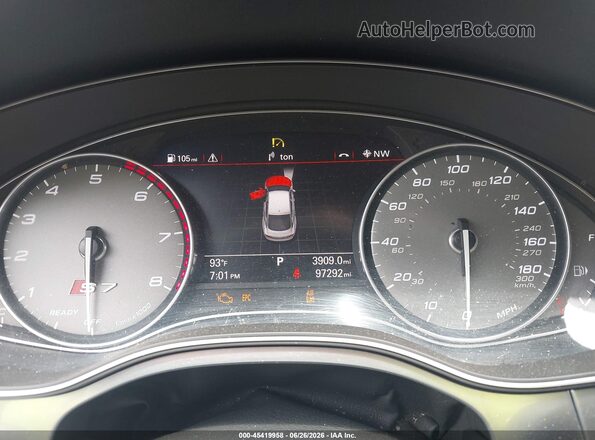WAUW2AFC0GN047535 2016 AUDI S7 Silver Widok tylnych siedzeń