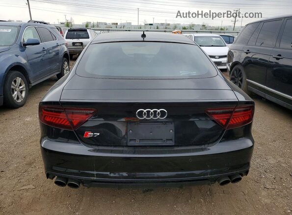 WAUW2AFC0GN070295 2016 AUDI S7 Black უკანა ხედი