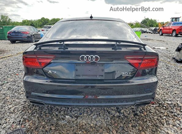 WAUW2AFC5HN044390 2017 AUDI A7 Black Widok z tyłu