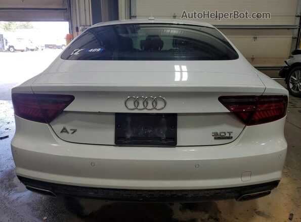 WAUW2AFC8HN049244 2017 AUDI A7 White Հետևի տեսք