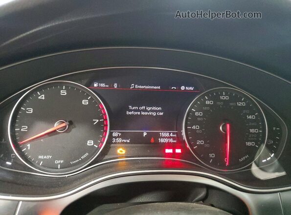 WAUW2AFC8HN049244 2017 AUDI A7 White Սարքավորումների վահանակի տեսք