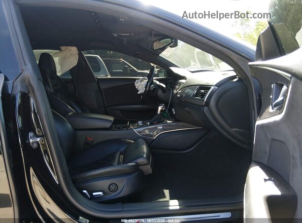 WAUW2AFCXGN123200 2016 AUDI S7 Black Widok wnętrza z przodu