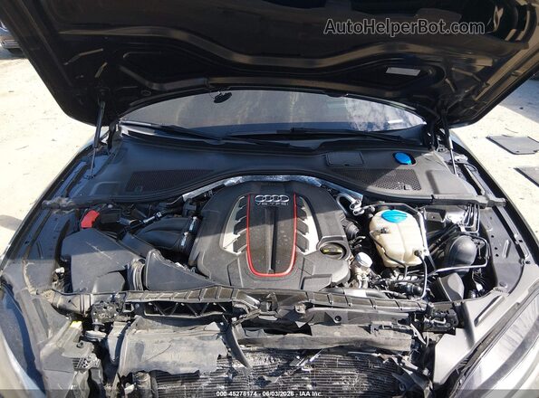 WAUW2AFCXGN123200 2016 AUDI S7 Black Widok z tyłu