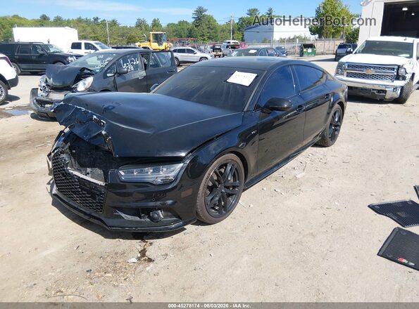 WAUW2AFCXGN123200 2016 AUDI S7 Black Przód lewy