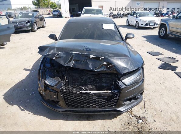WAUW2AFCXGN123200 2016 AUDI S7 Black Widok wnętrza z tyłu