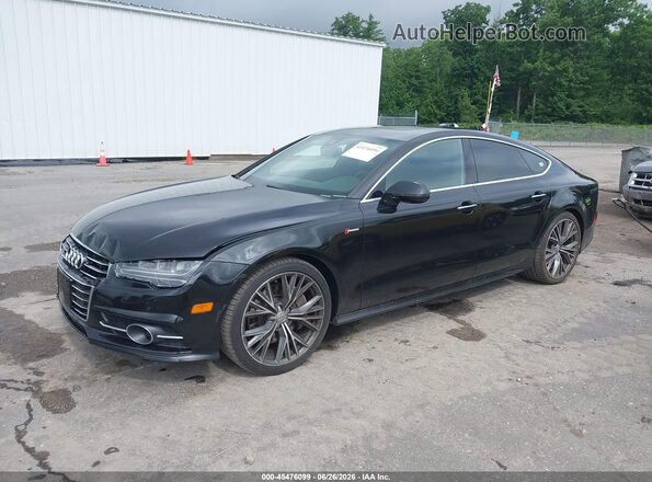 WAUW3AFC2JN020227 2018 AUDI A7 Black Vista tres cuartos delantera izquierda