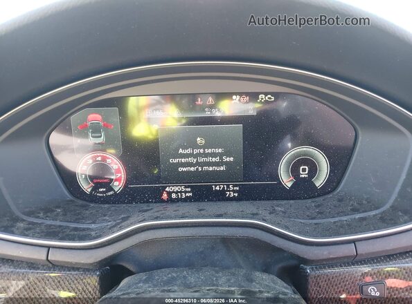 WAUW4GF59NN005991 2022 AUDI S5 Black Widok tylnych siedzeń