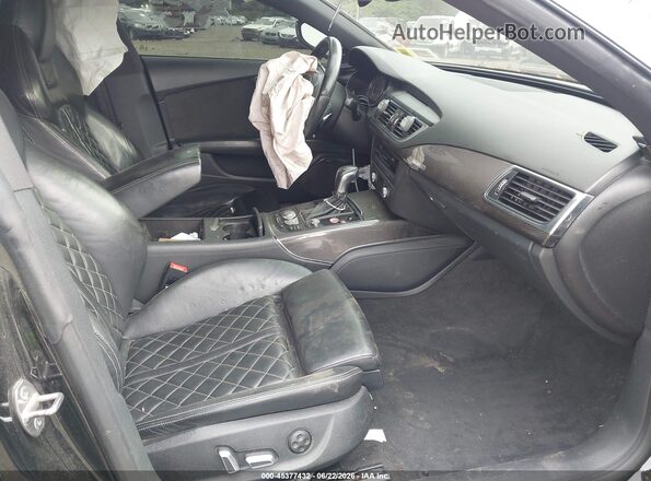 WAUWFAFC0JN052925 2018 AUDI S7 Black Widok wnętrza z przodu