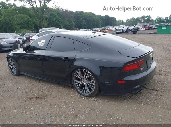 WAUWFAFC0JN052925 2018 AUDI S7 Black Tył lewy