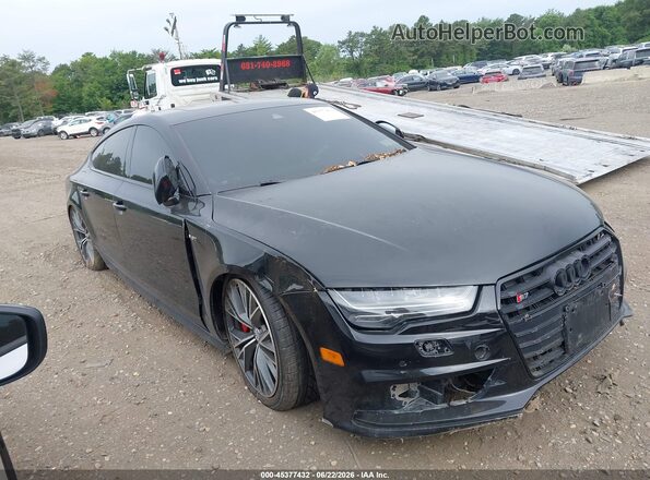 WAUWFAFC0JN052925 2018 AUDI S7 Black Widok wnętrza z tyłu