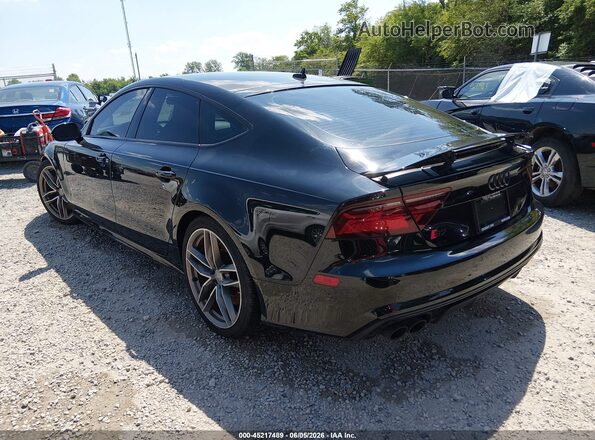 WAUWFAFCXHN040792 2017 AUDI S7 Black Задня ліва чверть
