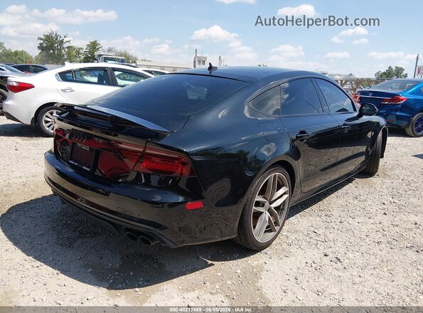 WAUWFAFCXHN040792 2017 AUDI S7 Black Задня права чверть