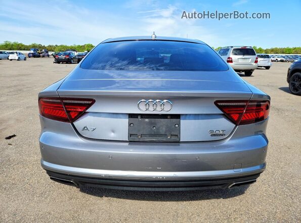 WAUWGAFC1GN006901 2016 AUDI A7 Silver Vista trasera