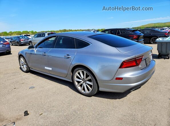 WAUWGAFC1GN006901 2016 AUDI A7 Silver Trasero izquierdo