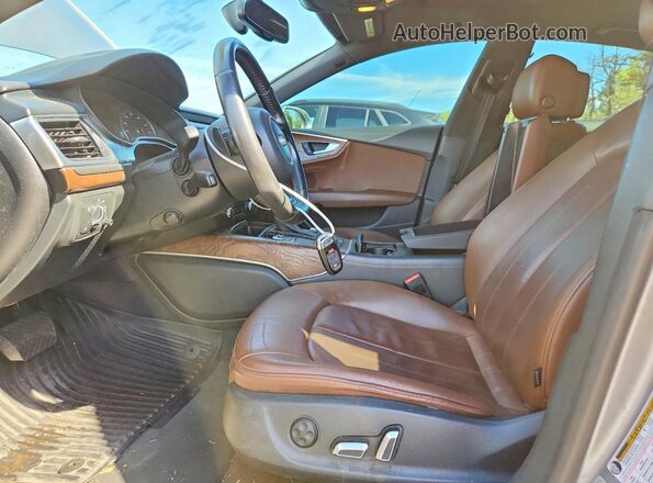 WAUWGAFC1GN006901 2016 AUDI A7 Silver Vista interior delantera