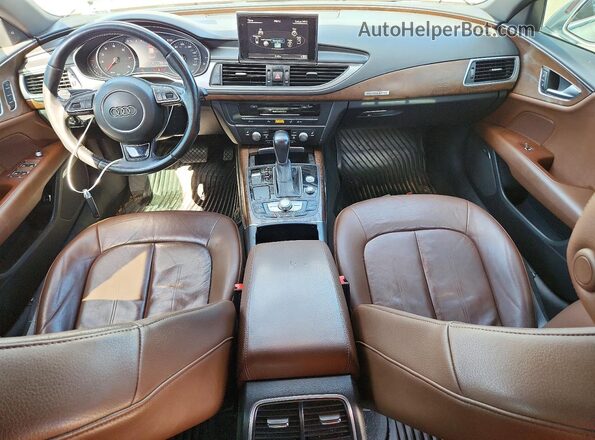 WAUWGAFC1GN006901 2016 AUDI A7 Silver Vista del salpicadero