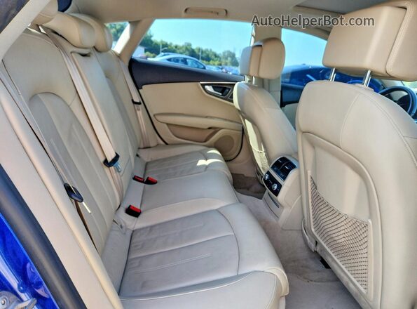 WAUWGAFC3GN163569 2016 AUDI A7 Blue Вид задніх сидінь